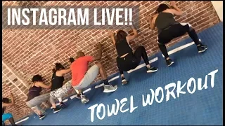 Our first Instagram LIVE!! Join the workout!