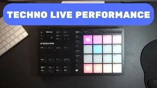 MASCHINE MIKRO MK3 - Live Techno Jam Performance