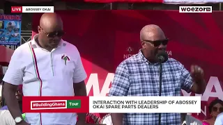 LIVE NOW | Interaction with leadership of Abossey Okai Spare Parts Dealers [Ablekuma Central] #Bu…