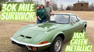 BEST EXAMPLE LEFT?!?UNBELIEVABLE 1971 Opel GT 30k all original SURVIVOR!!!