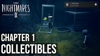 All Collectibles - Chapter 1 - Glitching Remains and Hats (Wild Kids Trophy) - Little Nightmares 2