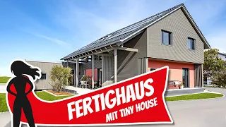 Fertighaus mit Tiny House! Großes Wohnglück mit Mini Haus | Schwörerhaus | Haustour | Hausbau Helden