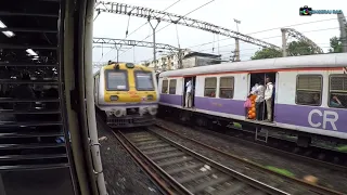 Kalyan Vs Karjat Local Trains Race Out of Mumbai