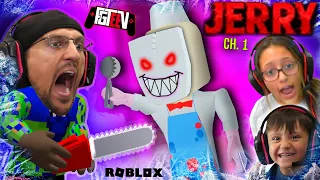 ESCAPE ROBLOX JERRY the Ice Scream Man! (FGTeeV in Cold Storage Ch 2)