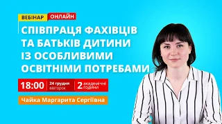 Співпраця фахівців та батьків дитини із особливими освітніми потребами. Всеосвіта.