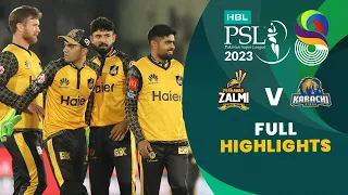 Full Highlights | Peshawar Zalmi vs Karachi Kings | Match 17 | HBL PSL 8 | MI2T