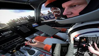 Dirt Rally 2.0 in VR, Argentina-las juntas-Lancia delta integrale, Pico Neo 3 Link, Fanatec wheel.