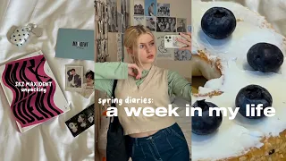 (eng) spring diaries | Stray Kids album UNPACKING, shopping, fiend's BD, K-POP karaoke 🎤