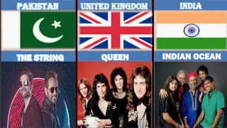 Famous bands from different countries