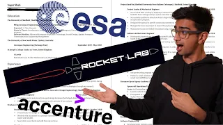 MY AEROSPACE CV THAT GOT ME INTERVIEWS