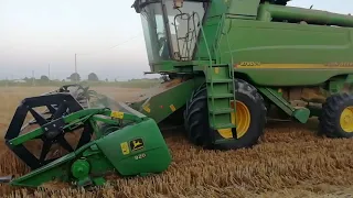 Mietitura grano 2022 con John Deere 9780 CTS - Parte 1/2