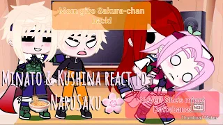 Minato & Kushina react to 🍜NaruSaku🌸