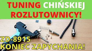 Tuning rozlutownicy ZD-8915 - opis przeróbki grzałki pistoletu = koniec z zapychaniem!