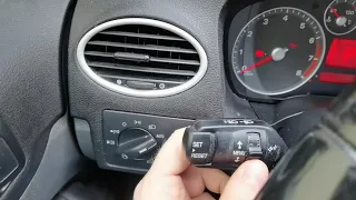 Ford focus mk2 (2006/2007) all the controls and features