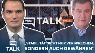 WAHL BAYERN: Hat Markus Söder Kanzler-Ambitionen? – "Frage ist für mich erledigt!" | WELT Talk