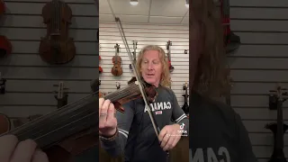 Can You Tune A Violin Like A Guitar? #violin #electricviolin #guitar #shorts