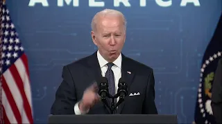 WATCH LIVE: President Biden gives an update on U.S. supply chain issues