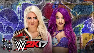 SummerSlam: Sasha Banks vs. Alexa Bliss - Raw Women's Title Match - WWE 2K17 Match Sims