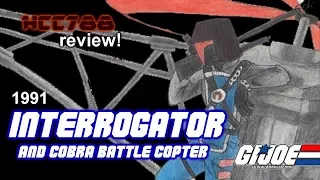 HCC788 - 1991 INTERROGATOR and COBRA BATTLE COPTER - Vintage G.I. Joe toy review!