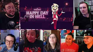 Hazbin Hotel | Happy Day In Hell | Full Song | Prime Video REACTION MASHUP