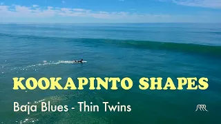 Kookapinto Shapes | Baja Blues - Thin Twins | Surfing Twin Fin Mid-Length