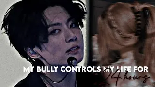 ♡"my bully controls my life for 24 hours"♡ #bts #jungkook #fanfiction #jungkookff #oneshot #jkff