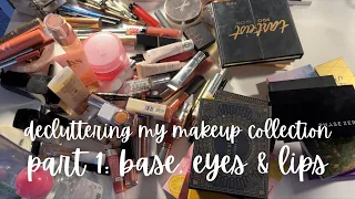 DECLUTTERING MY MAKEUP COLLECTION PART 1: Base, Eyes & Lips