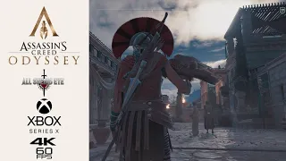 Assassin's Creed Odyssey - 4K - Xbox Series X - 60fps Update Patch - Combat gameplay and City