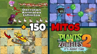 Más de 150 Mitos en Plantas vs Zombis 2 | Parte 11 a 20