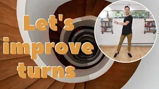 Exercise to improve Turns and Spins in Ballroom.