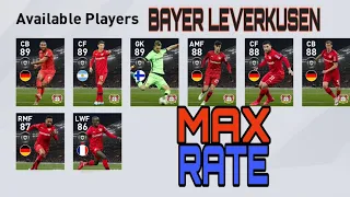 BAYER LEVERKUSEN ||Club Selection || Max rating|| pes 2020