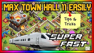 How to Max Town Hall 11 (th11) fast in Hindi | Townhall 11/ Th11 Upgrade Guide Clash of Clans