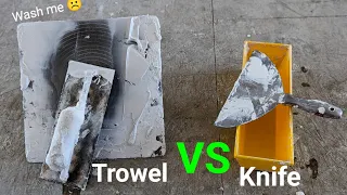 Trowel vs Knife