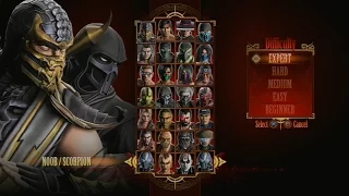 Mortal Kombat 9 - Expert Tag Ladder (Noob & Scorpion/3 Rounds/No Losses)