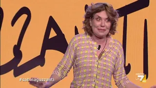 Sabina Guzzanti e la politica Salis-scendi