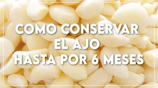 COMO CONSERVAR LOS AJOS POR MÁS TIEMPO Y TENERLOS SIEMPRE LISTOS PARA COCINAR 😃 | Mirem Itziar ❤