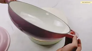 Enamel Cast iron Shallow Casserole