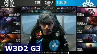 TSM vs C9 | Week 3 Day 2 S9 LCS Summer 2019 | TSM vs Cloud 9 W3D2