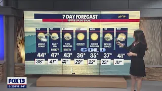 Breezy weekend and then a COLD week ahead | FOX 13 Seattle