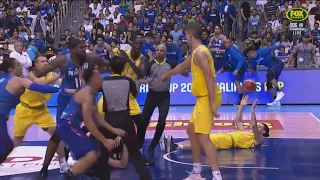 INSANE FIGHT Philippines vs Australia FIBA World Cup 2019 Asian Qualifiers