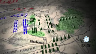 Bataille de Waterloo - animation carte