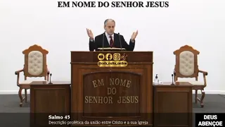 SANTO CULTO A DEUS (VÍDEO) - SAB - 09/12/2023 - 10hs - SALMOS - CAP. 45