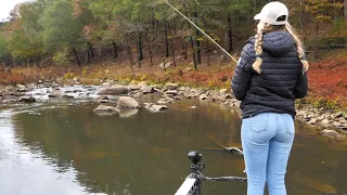 She SMOKED The SLABS in this RUNOFF CREEK! -- CATCH, CLEAN, COOK!