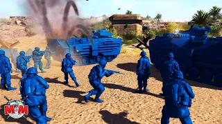 Blue BETRAYAL ! D- Day | Operation False Throne BEGINS ! Discord Army Men Of War Part 1