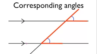 Angles in parallel lines- corresponding angles