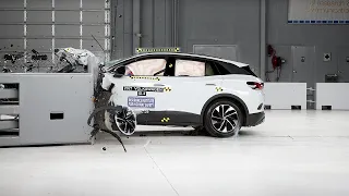 2021 Volkswagen ID.4 driver-side small overlap IIHS crash test