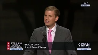 Eric Trump FULL REMARKS at GOP Convention (C-SPAN)