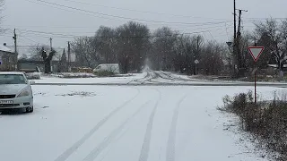 СНЕГОПАД в Арцизе Одесской области 26.12.21.NO-TILL UKRAINE