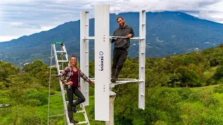 WIND POWER!! Generating Off Grid Electricity with a WIND TURBINE!