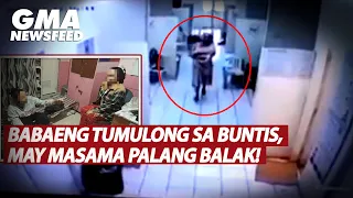 Babaeng tumulong sa buntis, may masama palang balak! | GMA News Feed